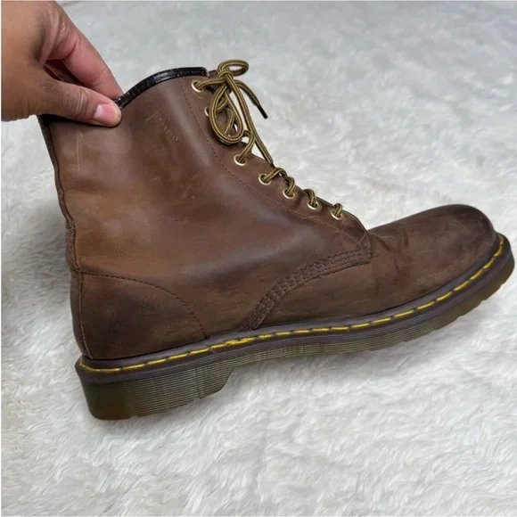 Dr Martens 1460 Boots CrazyHorse Leather Lace Up Boots USSize 11 Air Cushion